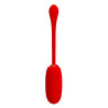 Pretty Love - Oeuf Vibrant Julius Imperméable-Rechargeable Rouge